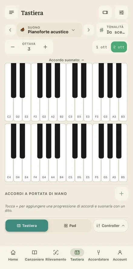 Anteprima dell’app : Tastiera